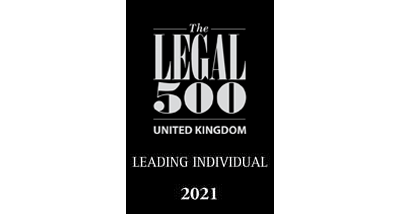 The Legal 500 Leading Individual 2021 logo