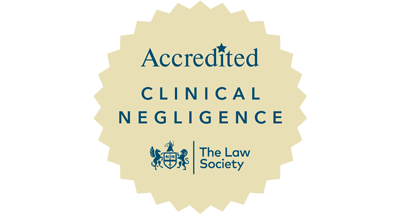 The Law Society Accredited Clinical Negligence logo