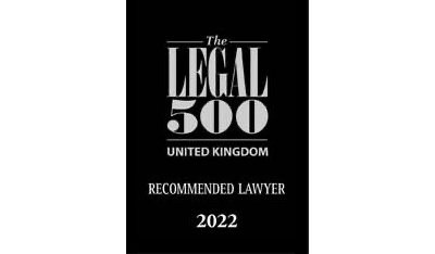 The Legal 500 Recommended Lawyer 2022 logo
