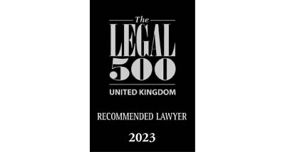 The Legal 500 Recommended Lawyer 2023