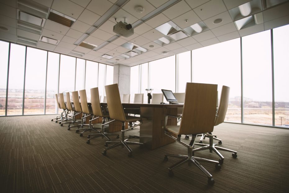 Empty conference room