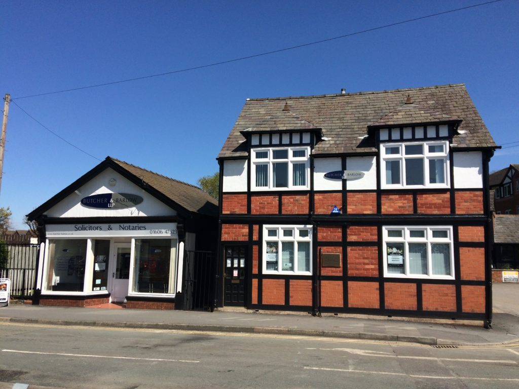 an image of the Butcher & Barlow LLP office in Northwich.
