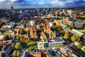 an image of Manchester from above